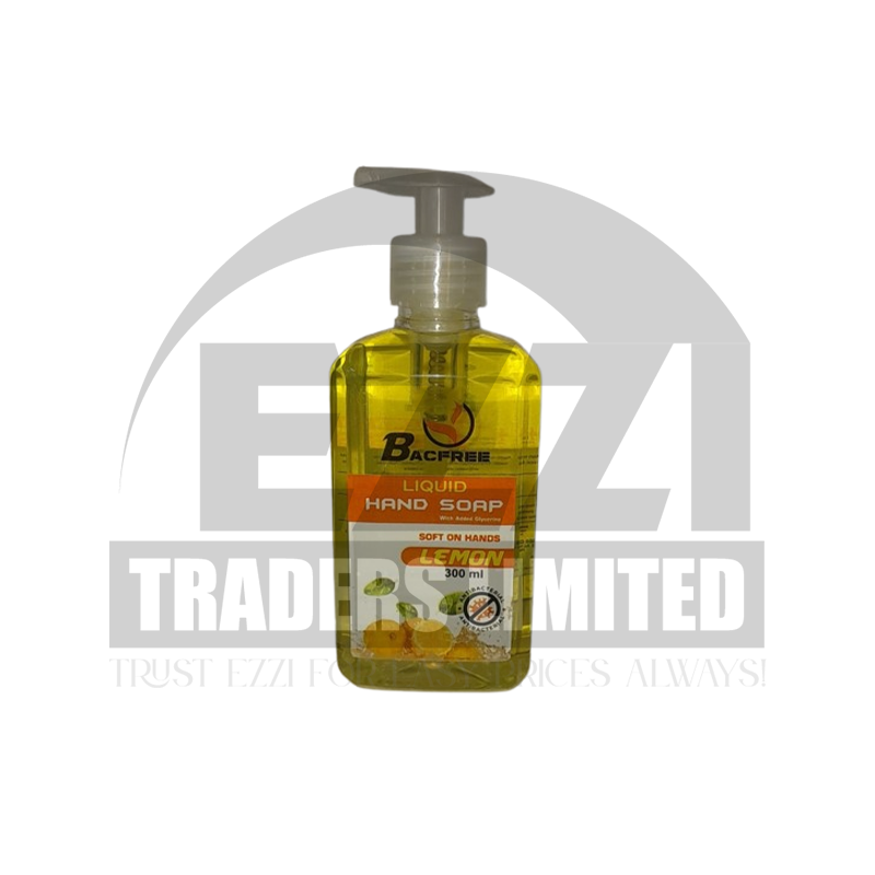 Bacfree Antibacterial Liquid Handwash - Lemon (300ml)