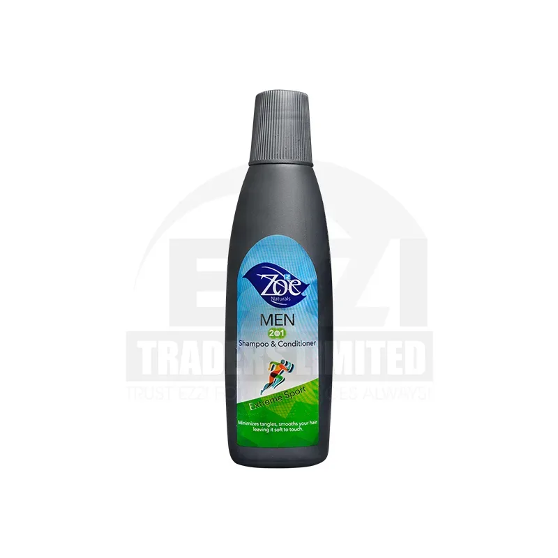 Zoe Men's 2-in-1 Extreme Sport Shampoo & Conditioner - 250ml