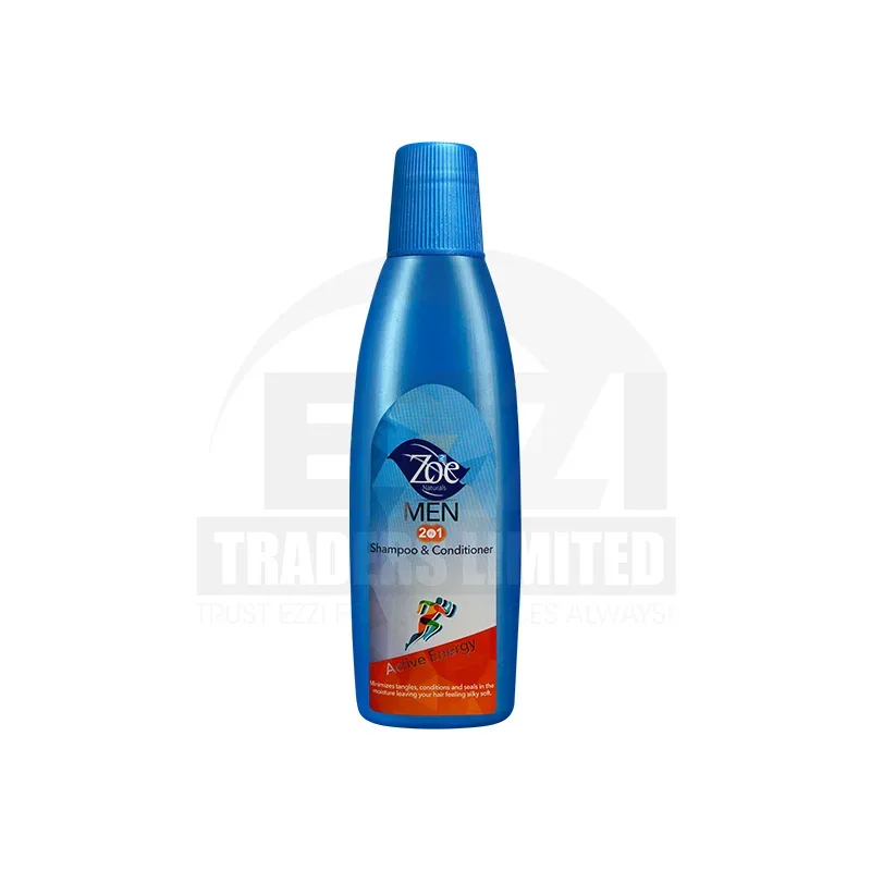 Zoe Men's 2-in-1 Active Energy Shampoo & Conditioner - 250ml