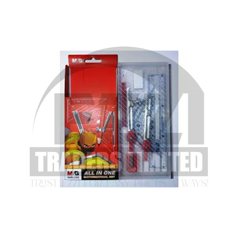 M&G 1305 Math Set With Plastic Box
