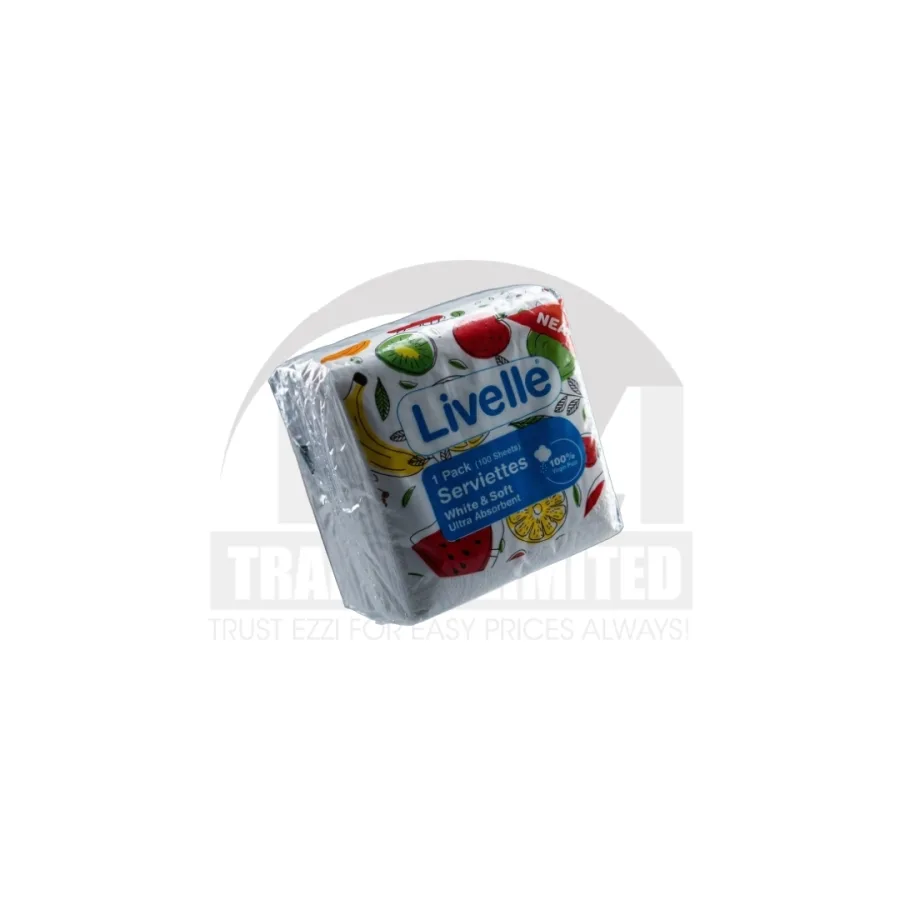 Livelle Serviettes - Pack of 100