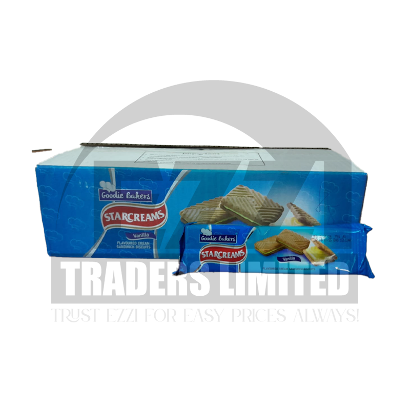 Britannia Starcream Vanilla Cream Biscuits - 75g