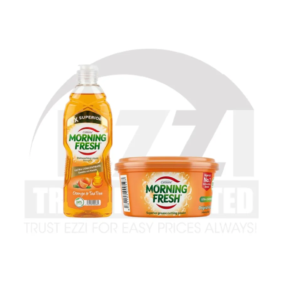Morning Fresh Antibacterial Dishwashing Liquid 400ml + Paste 400g