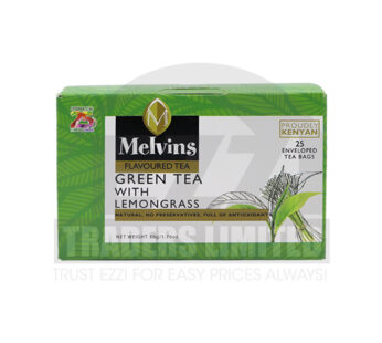 Melvins Green Tea & Lemon – 25 Tea Bags